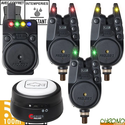 Coffret Prologic Centrale 3 Détecteurs C-Series + Lampe 3 Coffret Prologic Centrale 3 Détecteurs C-Series + Lampe