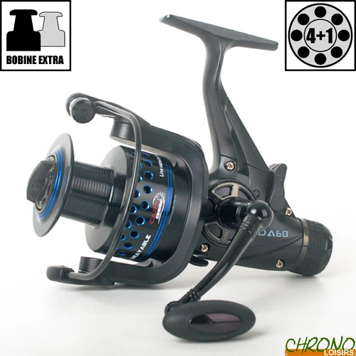 Moulinet Carp Design Débrayable DA60 Grey & Blue 3 Moulinet Carp Design Débrayable DA60 Grey & Blue