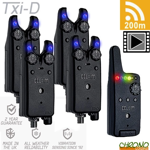 Pack Delkim New Txi-D 4D Bleu Centrale Rx-D 3 Pack Delkim New Txi-D 4D Bleu Centrale Rx-D