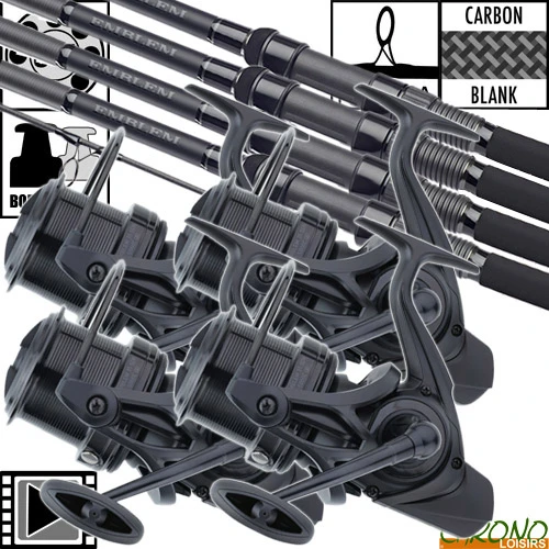 Ensemble Daiwa New Emblem Carp 10' 3.5lbs 35 SCW (les 4) 3 Ensemble Daiwa New Emblem Carp 10' 3.5lbs 35 SCW (les 4)