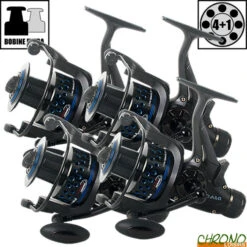 Moulinet Carp Design Débrayable DA60 Grey & Blue (les 4)