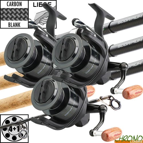 Ensemble Prowess Scorpium Full Cork 10' 3lbs X 7004 (les 3) 3 Ensemble Prowess Scorpium Full Cork 10' 3lbs X 7004 (les 3)