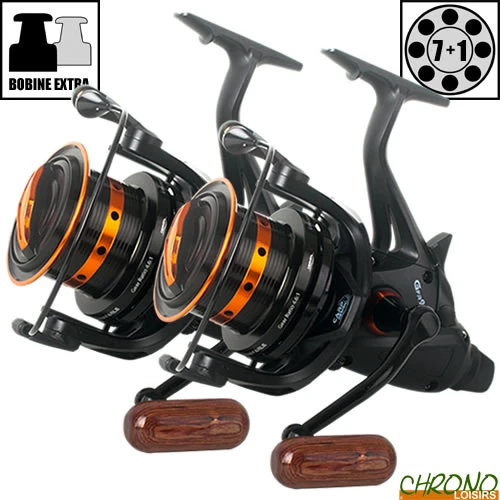 Moulinet Carp Design Débrayable GFR9000 Black & Orange (les 2) 3 Moulinet Carp Design Débrayable GFR9000 Black & Orange (les 2)