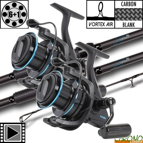 Ensemble Nash X350 10' 3.5lbs LR6000 (les 2) 3 Ensemble Nash X350 10' 3.5lbs LR6000 (les 2)