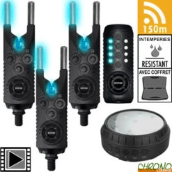 Coffret Sonik Centrale 3 Détecteurs Gizmo Bleu + Lampe